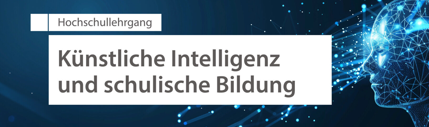 Der Hochschullehrgang „KI und schulische Bildung“